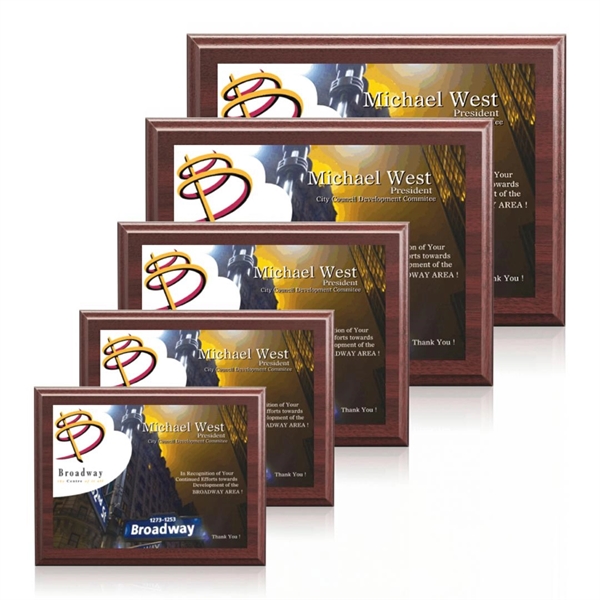 Cherry finish wall plaque with a full color Astro-Sub plate.... from ASI 84592 St Regis Group / St Regis