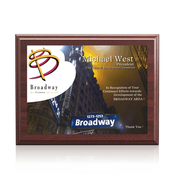 Cherry finish wall plaque with a full color Astro-Sub plate.... from ASI 84592 St Regis Group / St Regis