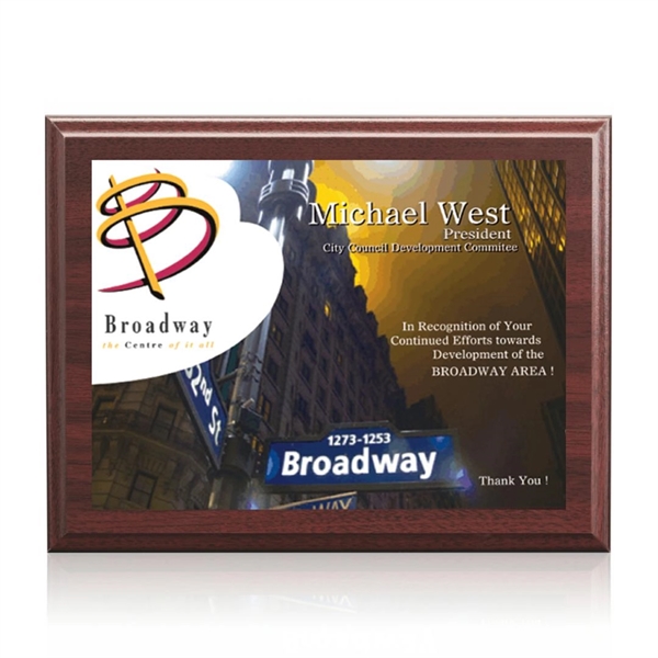 Cherry finish wall plaque with a full color Astro-Sub plate.... from ASI 84592 St Regis Group / St Regis