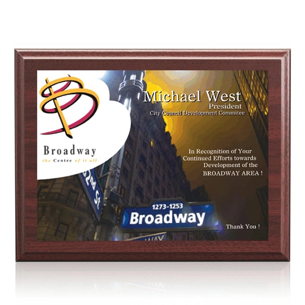 Cherry finish wall plaque with a full color Astro-Sub plate.... from ASI 84592 St Regis Group / St Regis