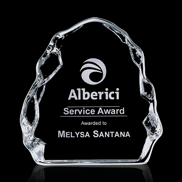 Iceberg shape optical crystal award with staggered edges, 4 1/2" x... from ASI 84592 St Regis Group / St Regis
