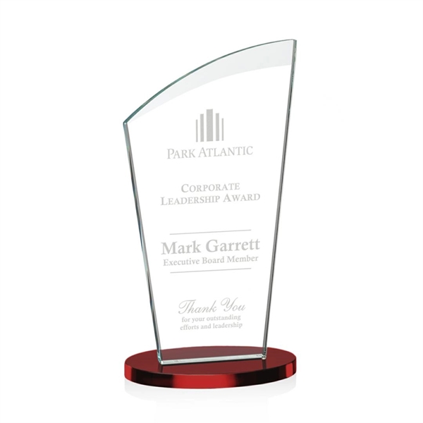 This fabulous starfire award features an arched beveled top and oval... from ASI 84592 St Regis Group / St Regis