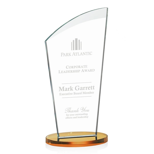 This fabulous starfire award features an arched beveled top and oval... from ASI 84592 St Regis Group / St Regis