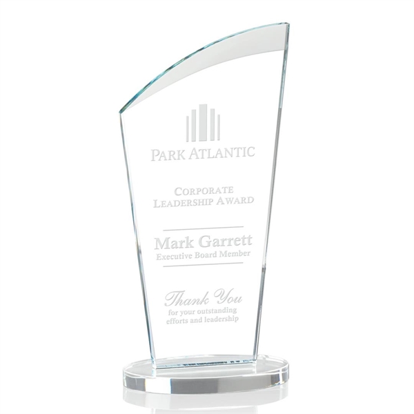 This fabulous starfire award features an arched beveled top and oval... from ASI 84592 St Regis Group / St Regis