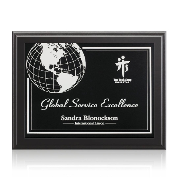 Black finish wall plaque with a Gemini plate.... from ASI 84592 St Regis Group / St Regis