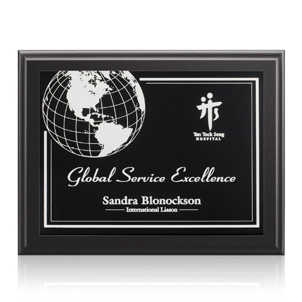 Black finish wall plaque with a Gemini plate.... from ASI 84592 St Regis Group / St Regis