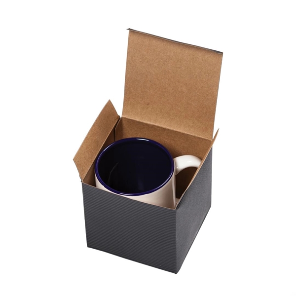 White 11 oz. ceramic mug with an inside complimenting color.... from ASI 84592 St Regis Group