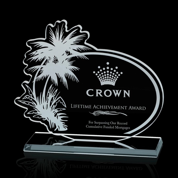 8" wide tropics award.... from ASI 84592 St Regis Group / Prestige Glass