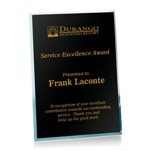 Mirror Plaque - Black.... from ASI 84592 St Regis Group / Prestige Glass