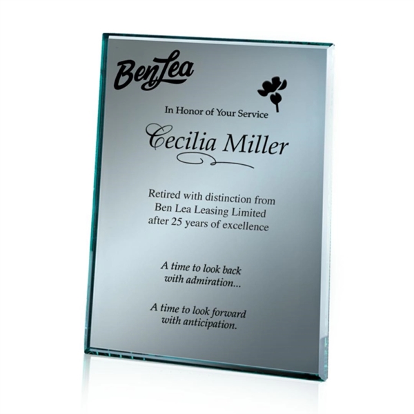 Mirror Plaque - Silver.... from ASI 84592 St Regis Group / Prestige Glass