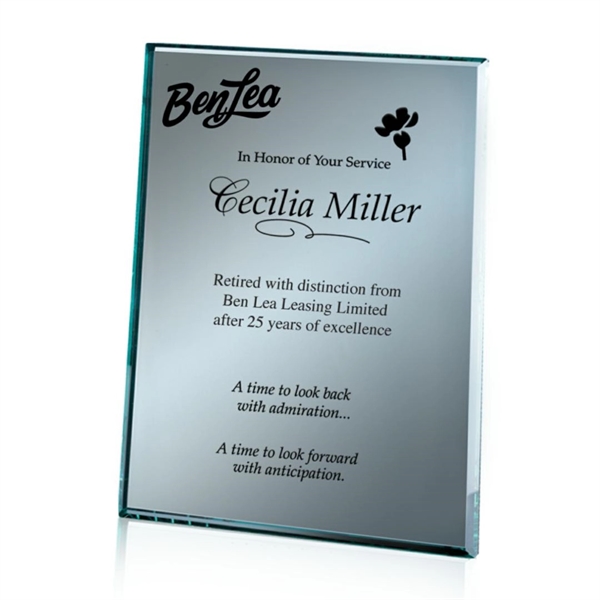 Mirror Plaque - Silver.... from ASI 84592 St Regis Group / Prestige Glass