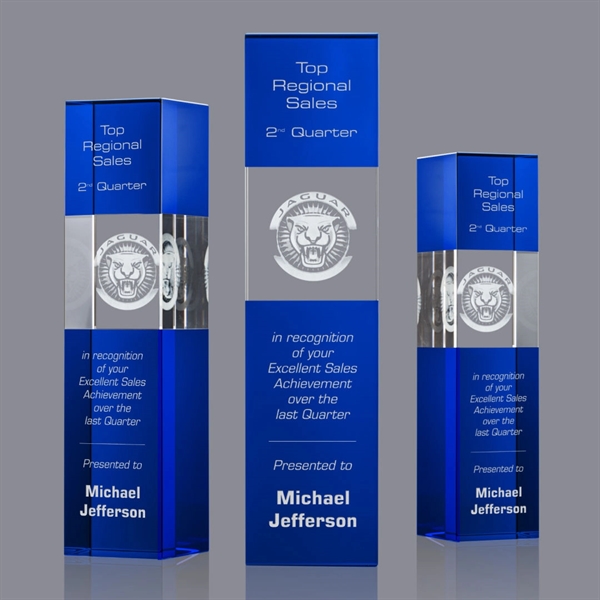 Sleek Sapphire and Clear Optical Crystal combine to create a refined... from ASI 84592 St Regis Group / St Regis