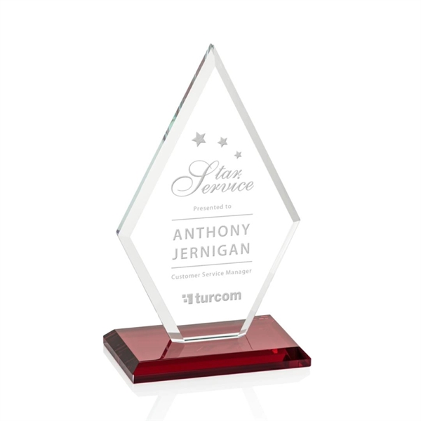 The Tuscany Award features beautiful Starfire Crystal in a diamond shape... from ASI 84592 St Regis Group / St Regis