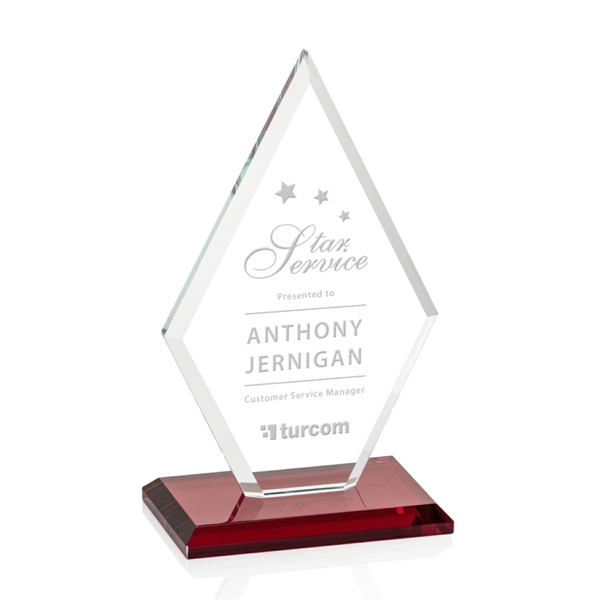 The Tuscany Award features beautiful Starfire Crystal in a diamond shape... from ASI 84592 St Regis Group / St Regis