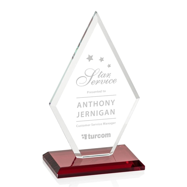 The Tuscany Award features beautiful Starfire Crystal in a diamond shape... from ASI 84592 St Regis Group / St Regis