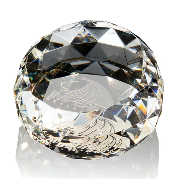 Gem Cut Paperweight - Optical Crystal 3".... from ASI 84592 St Regis Group