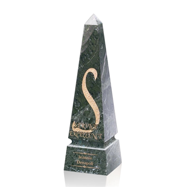 Groove Marble Obelisk - Green.... from ASI 84592 St Regis Group / St Regis