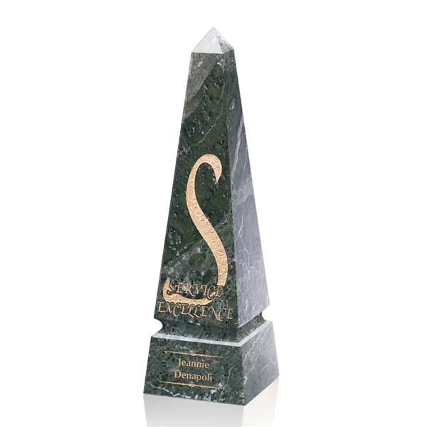 Groove Marble Obelisk - Green.... from ASI 84592 St Regis Group / St Regis