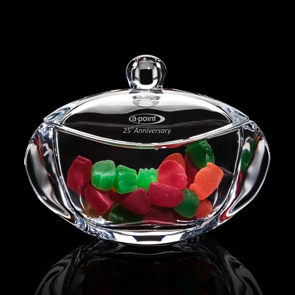 Elegant Lead Free Crystaline Candy Bowl & Lid is charming and... from ASI 84592 St Regis Group