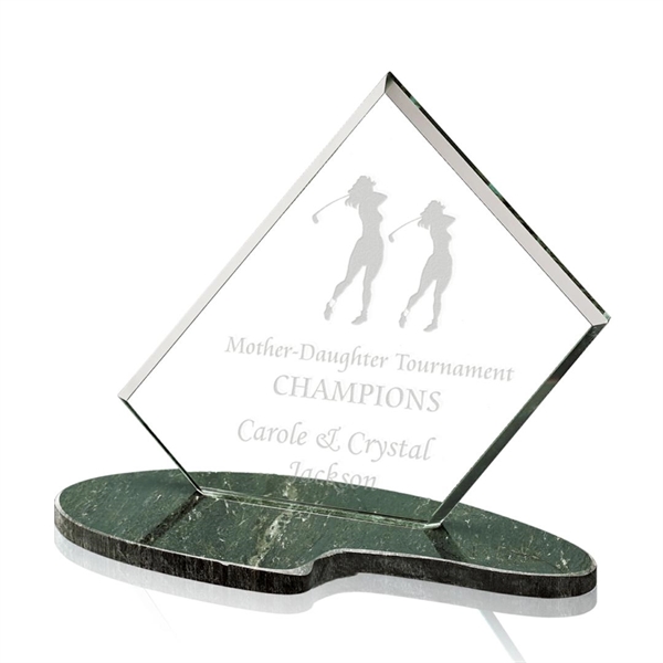 Dunlop Golf Award - Jade/Marble 9 1/2"  wide.... from ASI 84592 St Regis Group / St Regis