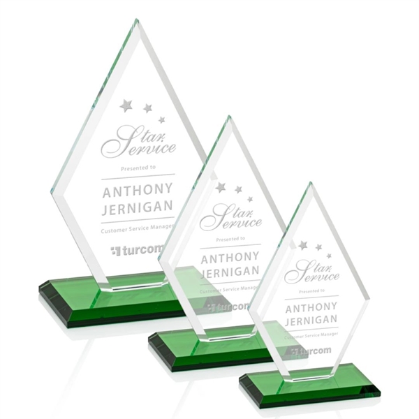 The Tuscany Award features beautiful Starfire Crystal in a diamond shape... from ASI 84592 St Regis Group / St Regis