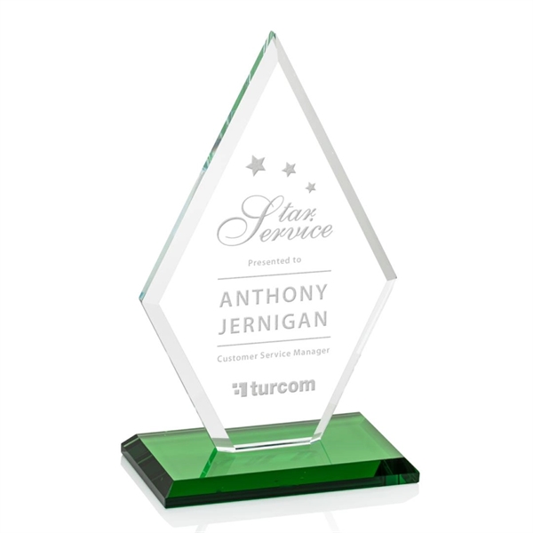 The Tuscany Award features beautiful Starfire Crystal in a diamond shape... from ASI 84592 St Regis Group / St Regis