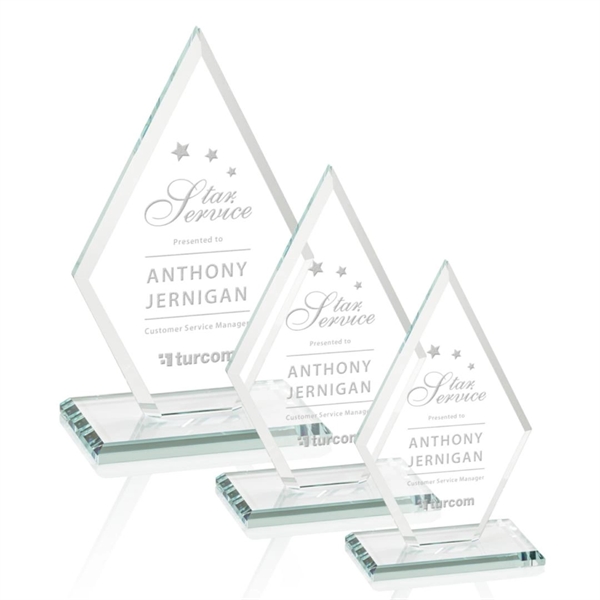The Tuscany Award features beautiful Starfire Crystal in a diamond shape... from ASI 84592 St Regis Group / St Regis