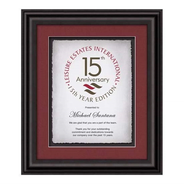 The Bathurst award features an ebony finished wood frame with a... from ASI 84592 St Regis Group / St Regis