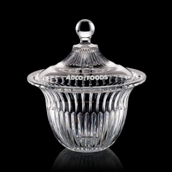 Bowl and Lid - 8" Crystalline.... from ASI 84592 St Regis Group