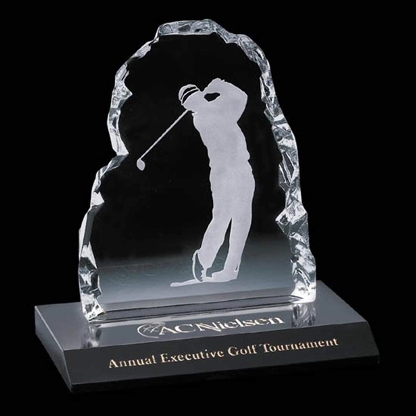 Golf iceberg award on marble base, male.... from ASI 84592 St Regis Group / St Regis