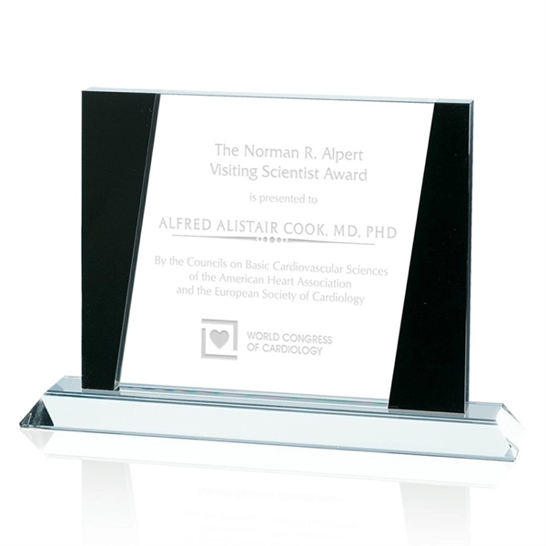 The Corona Award features a vertically sloped Clear Optical Crystal center,... from ASI 84592 St Regis Group / St Regis