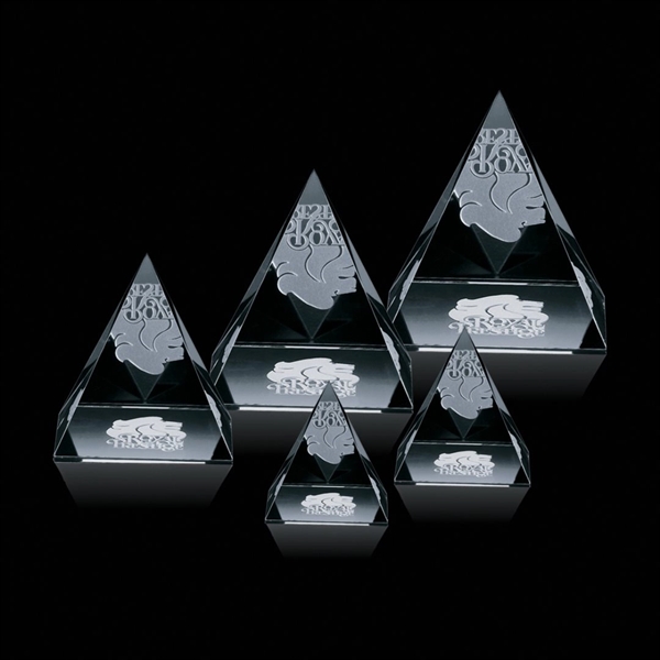 Optical crystal pyramid shape award.... from ASI 84592 St Regis Group / St Regis