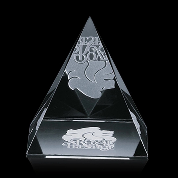 Optical crystal pyramid shape award.... from ASI 84592 St Regis Group / St Regis