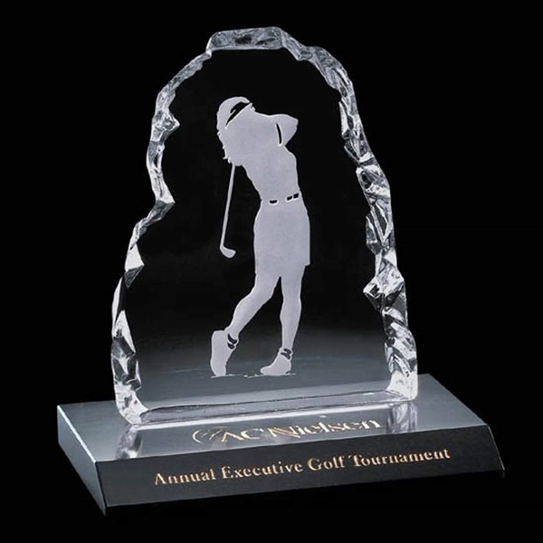 Golf iceberg award on marble base, female.... from ASI 84592 St Regis Group / St Regis