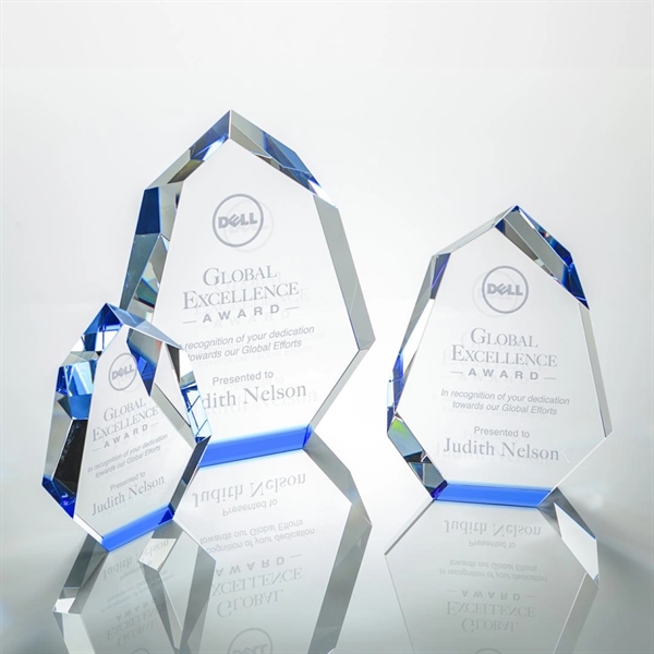 The multifaceted interchanging bevels of the Optical Norwood Award refract a... from ASI 84592 St Regis Group / St Regis