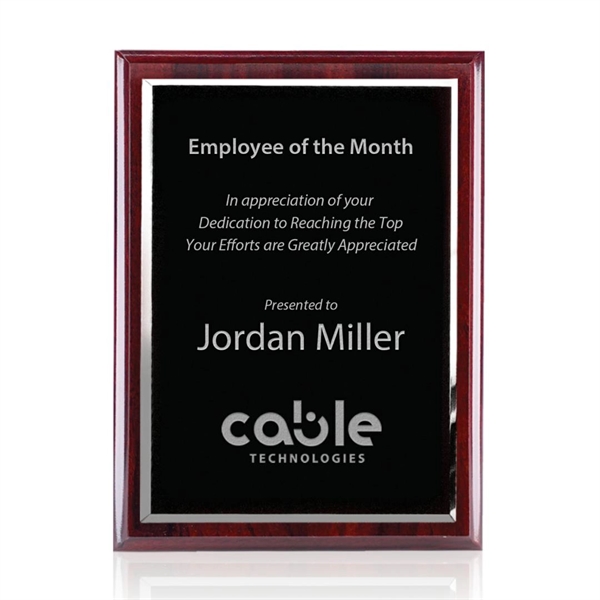 Plaque - Rosewood/Black.... from ASI 84592 St Regis Group / Prestige Glass