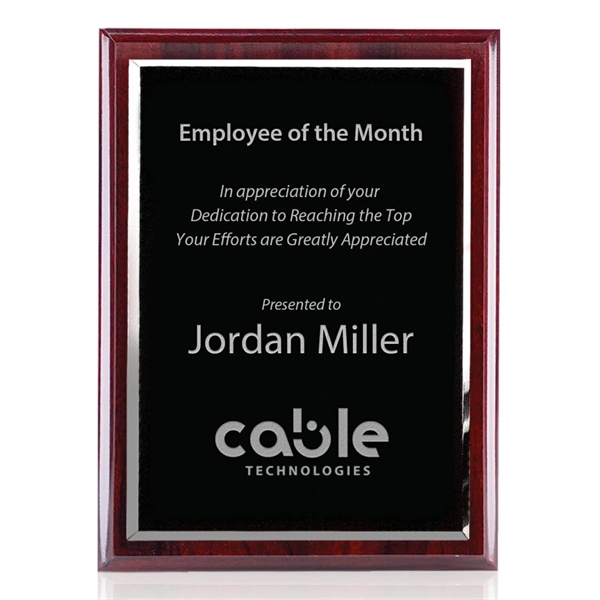 Plaque - Rosewood/Black.... from ASI 84592 St Regis Group / Prestige Glass