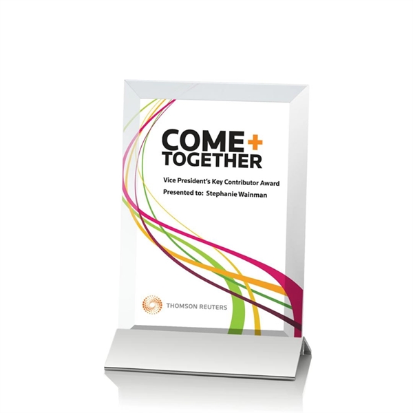 The beveled Starfire crystal rectangle of the Rainsworth is mounted in... from ASI 84592 St Regis Group / St Regis