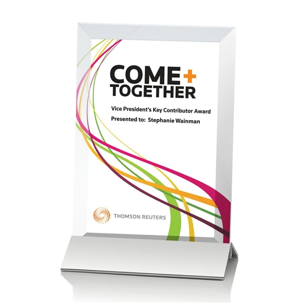 The beveled Starfire crystal rectangle of the Rainsworth is mounted in... from ASI 84592 St Regis Group / St Regis