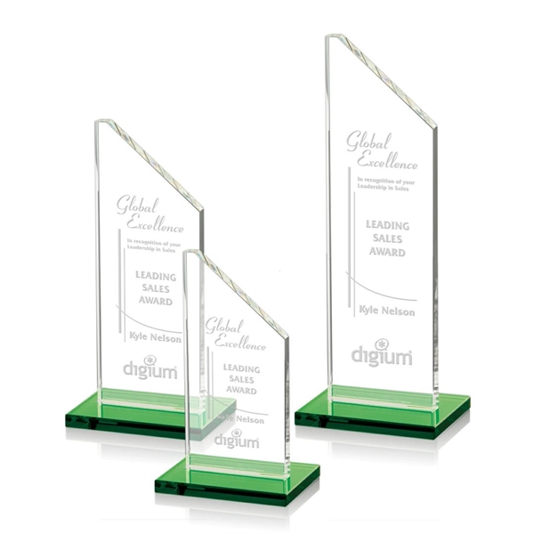 Our extraordinary cut starfire Dixon award is combined with green crystal,... from ASI 84592 St Regis Group / St Regis