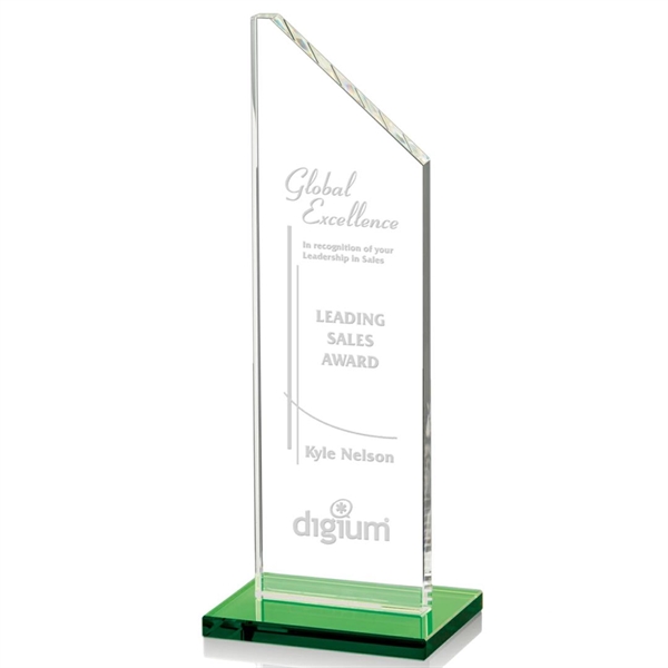 Our extraordinary cut starfire Dixon award is combined with green crystal,... from ASI 84592 St Regis Group / St Regis