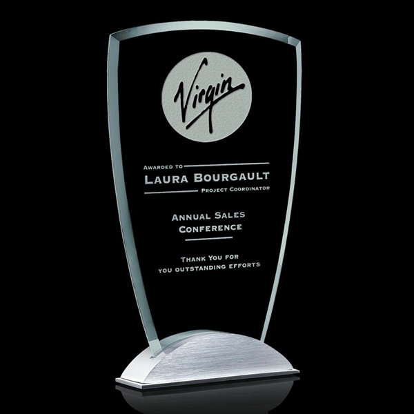 Stunning jade award on a brushed aluminum base.... from ASI 84592 St Regis Group / St Regis