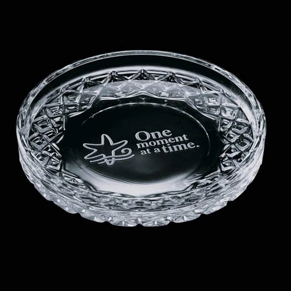 Twenty four percent lead crystal coaster.... from ASI 84592 St Regis Group