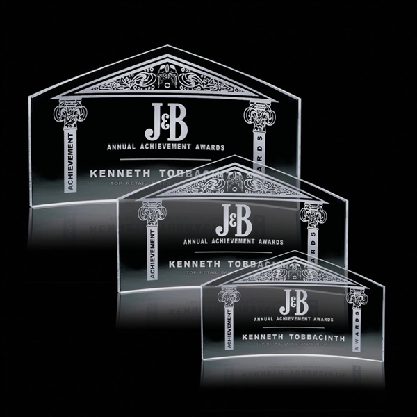 Starfire 1/4" thick peak award.... from ASI 84592 St Regis Group / St Regis