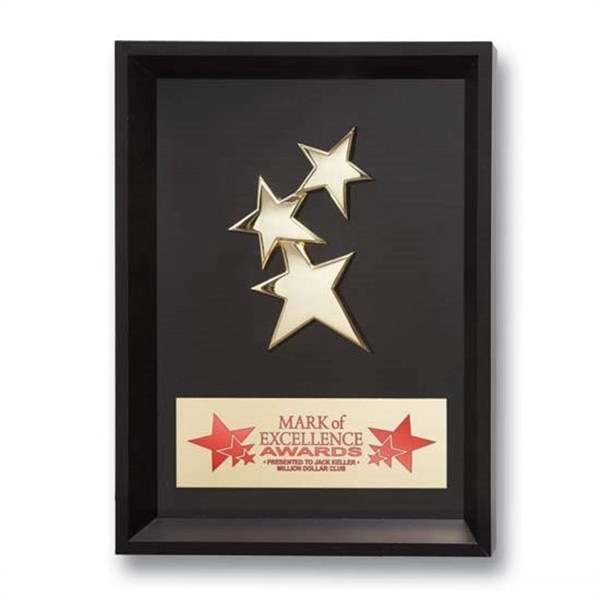Wall plaque with black aluminum frame & 24K gold constellation; made... from ASI 84592 St Regis Group / R S Owens & Co Inc