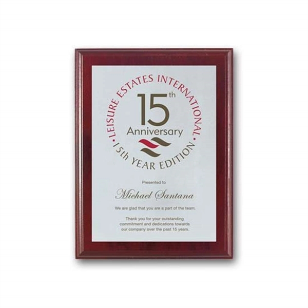 Screenprint your artwork in vibrant color on an aluminum plate mounted... from ASI 84592 St Regis Group / R S Owens & Co Inc