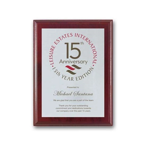 Screenprint your artwork in vibrant color on an aluminum plate mounted... from ASI 84592 St Regis Group / R S Owens & Co Inc