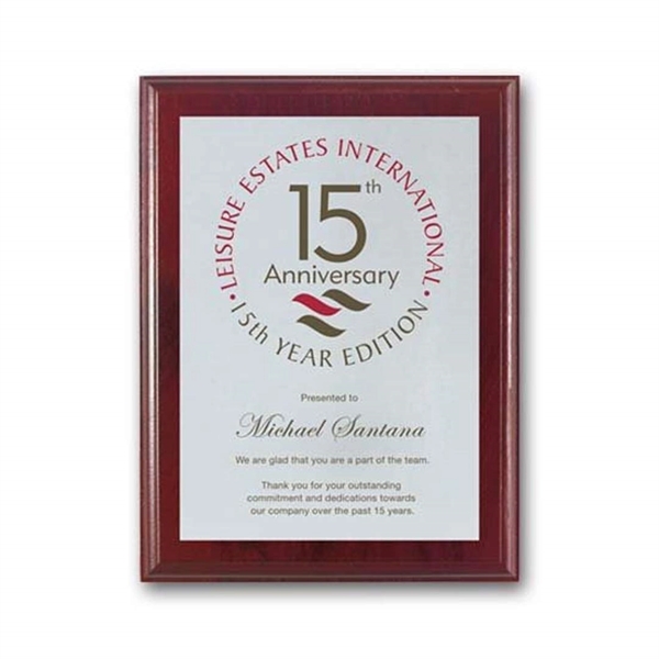 Screenprint your artwork in vibrant color on an aluminum plate mounted... from ASI 84592 St Regis Group / R S Owens & Co Inc