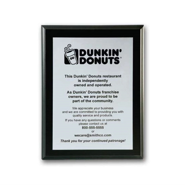 Screenprint your artwork in vibrant color on an aluminum plate mounted... from ASI 84592 St Regis Group / R S Owens & Co Inc