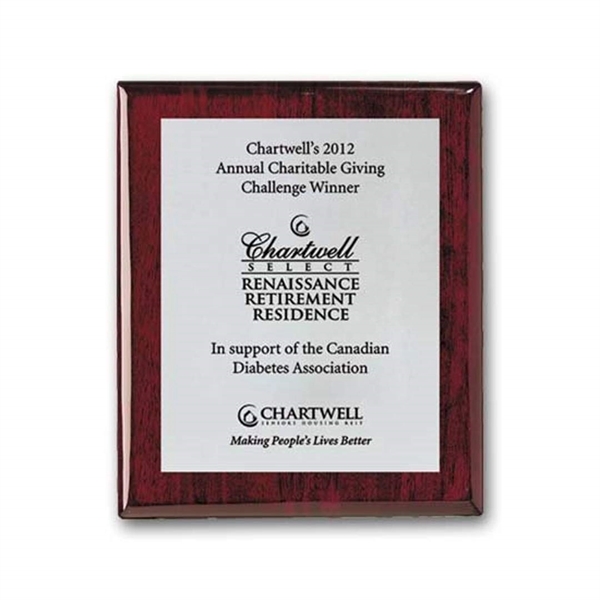 Screenprint your artwork in vibrant color on an aluminum plate mounted... from ASI 84592 St Regis Group / R S Owens & Co Inc